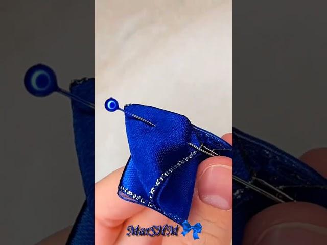 Школьные бантики из репсовых лент #Shorts
