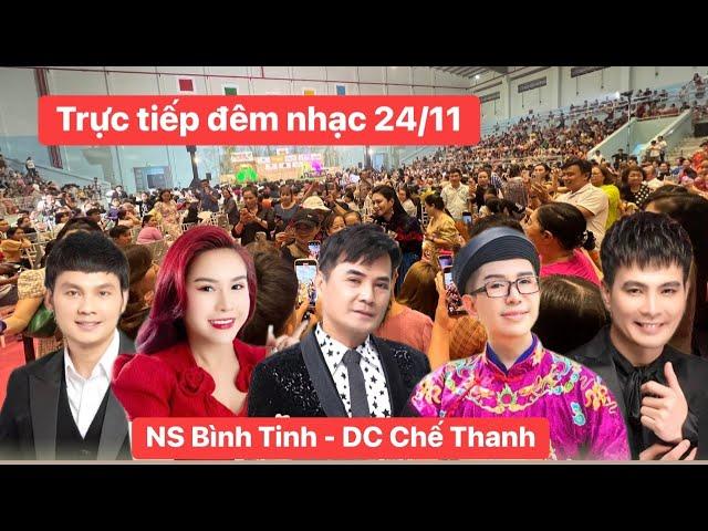 Trực tiếp đêm nhạc ngày 24/11 Danh ca Chế Thanh, NS Bình Tinh, CS Lâm Hùng, CS Mai Quốc Huy..