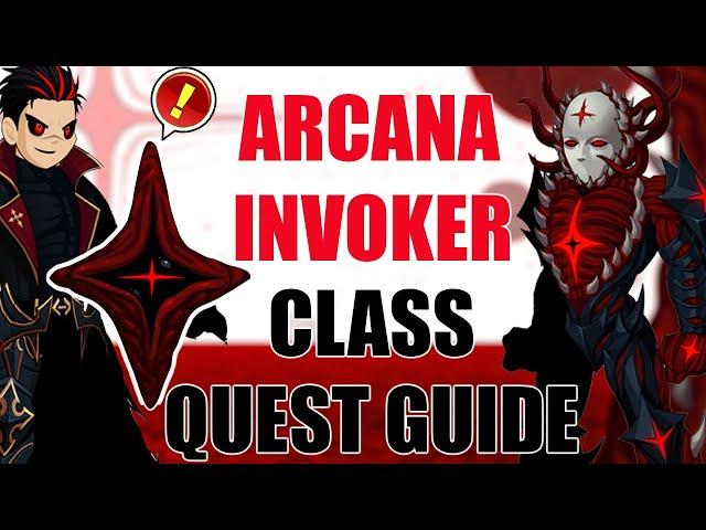 AQW Arcana Invoker Class Full Walkthrough | Arcana Particle Quests Guide /join arcana