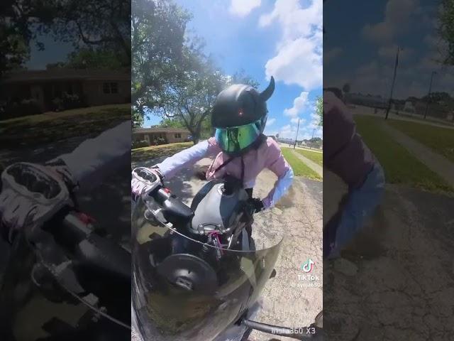 It’s worse when there are witnesses  #motorcycle #motogirl #helmet #twowheeler