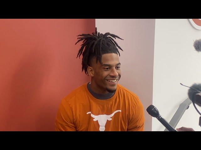 Texas WR Isaiah Bond on Arch Manning, Alabama and Red River Rivalry