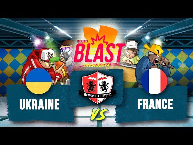 Ukraine vs France I Rep Your Country Final  I The Legits Blast 2024