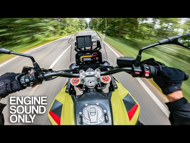 BMW F 900 GS AKRAPOVIC sound [RAW Onboard]