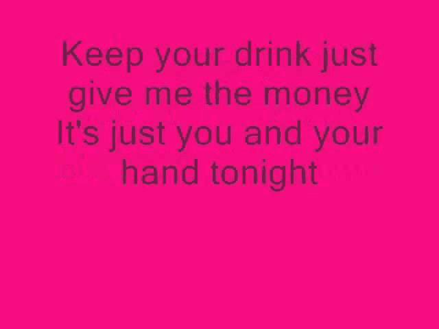 pink - U + Ur hand lyrics