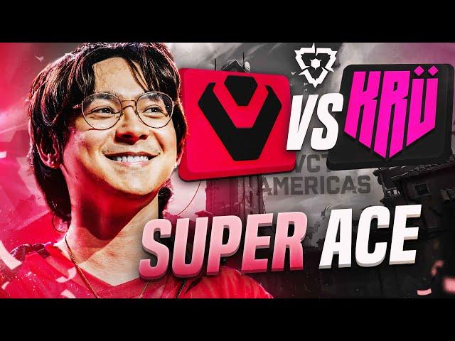 SEN TenZ GETS A SUPER ACE & DESTROYED KRU !!! | VCT Americas