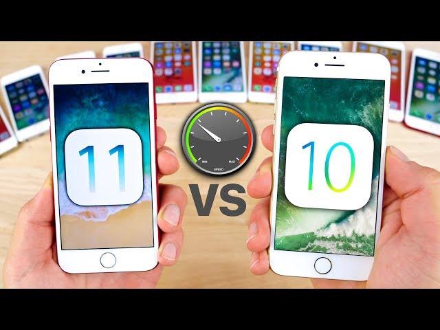 iOS 11 vs 10.3.3 Speed Test on ALL iPhones!