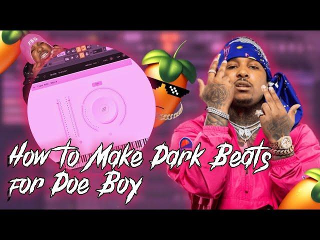 How To Make Dark Beats for DOE BOY (Doe Boy, 808 Mafia) | FL Studio 20 Tutorial