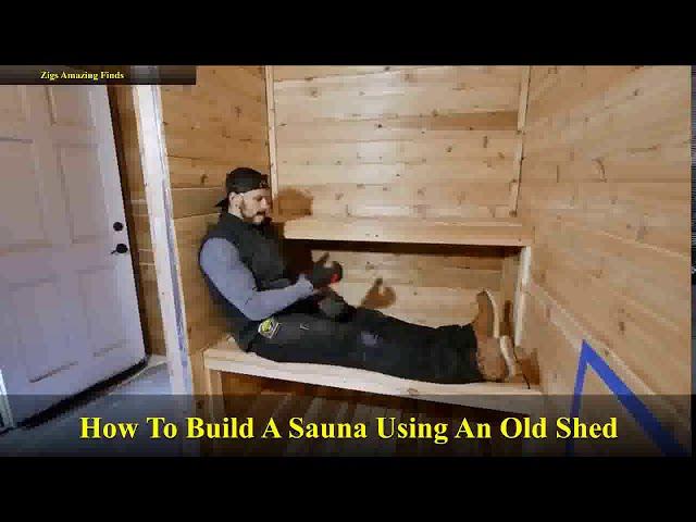 Building A Sauna DIY Sauna