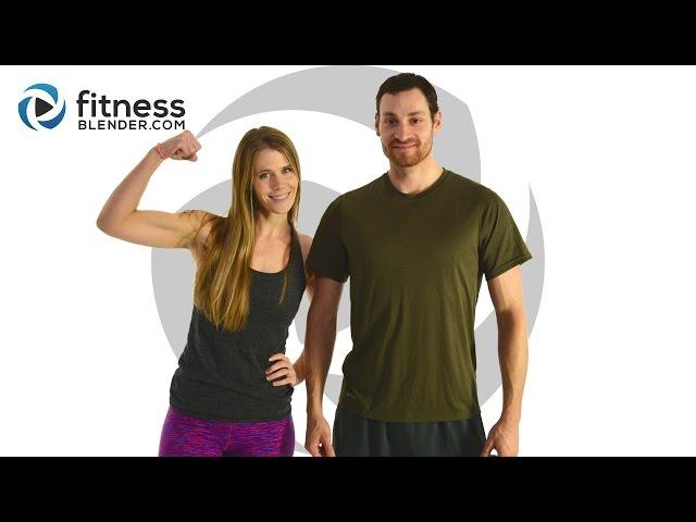 HIIT Cardio + Butt and Thigh Workout: Fitness Blender's 5 Day Challenge - Strong and Lean - Day 5