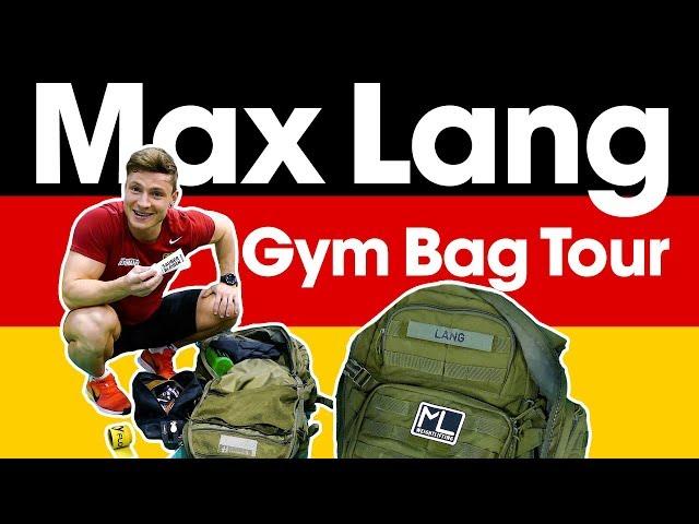 Max Lang - "What's in Your Bag?" - ATG Gym Bag Tour