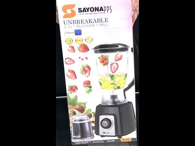 SAYONApps Unbreakable 2 in 1 blender