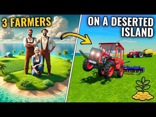 Epic Farm FROM 0$ on ISLANDS with @notfarming and @GirlNotFarming Three castaways #1