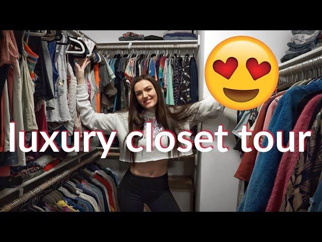 HUGE WALK-IN LUXURY CLOSET TOUR! (FEAT. ALL FOUR OF MY CLOSETS)