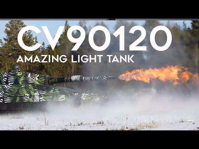 CV90120: Amazing Light Tank With The Firepower Of An MBT