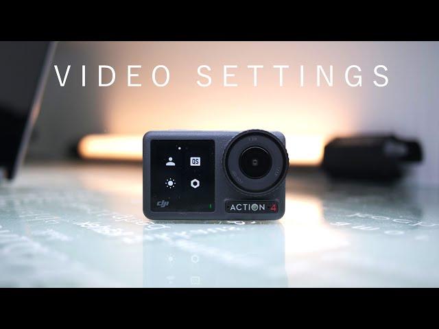 DJI Osmo Action 4 - Best Settings for Video | A Beginner's Guide