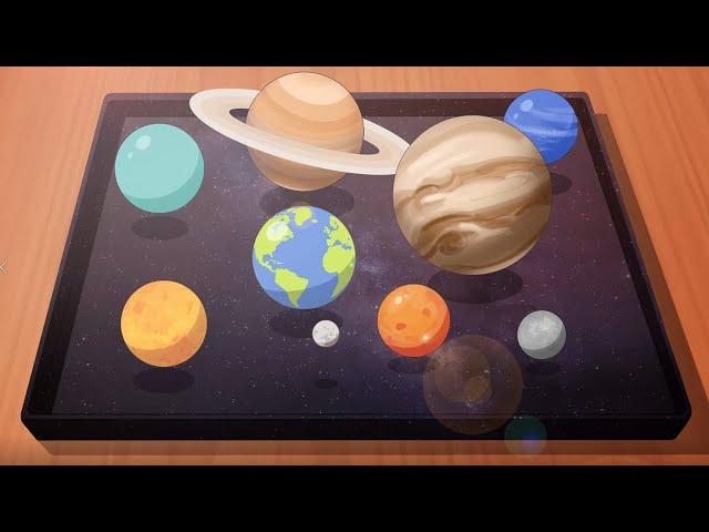 Solar system 태양계 행성 애니먹방 / animation mukbang