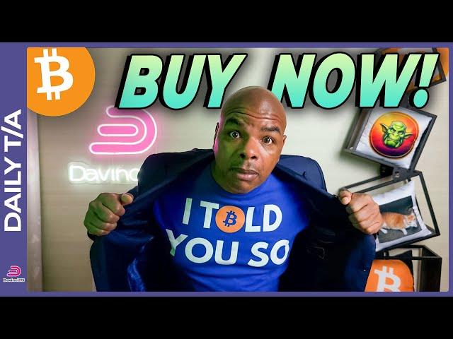 BUY NOW: BITCOIN WILL CHANGE EVERYTHING!