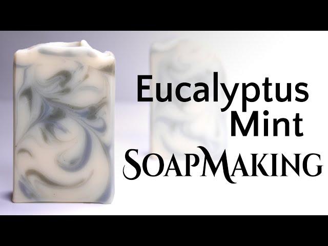 Drop Hanger Swirl Soap Making | Eucalyptus Mint