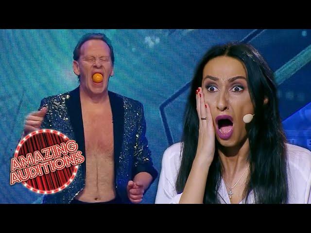 Stevie Starr 'The Human Regurgitator' RETURNS | Amazing Auditions