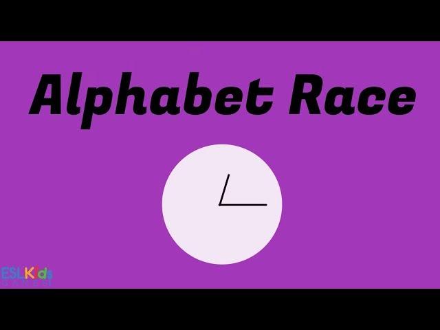 ESL Game Alphabet race