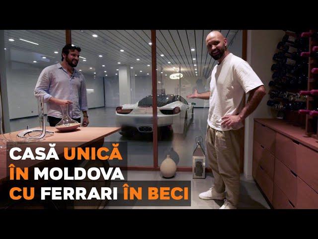 Casa de 650 m2 cu Ferrari în beci. Proiect unic în Moldova.