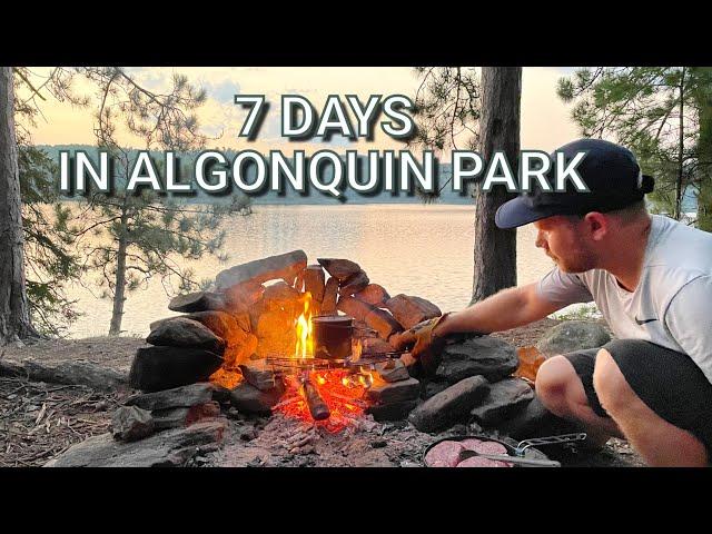 7 Days in Algonquin Park, Backcountry Camping