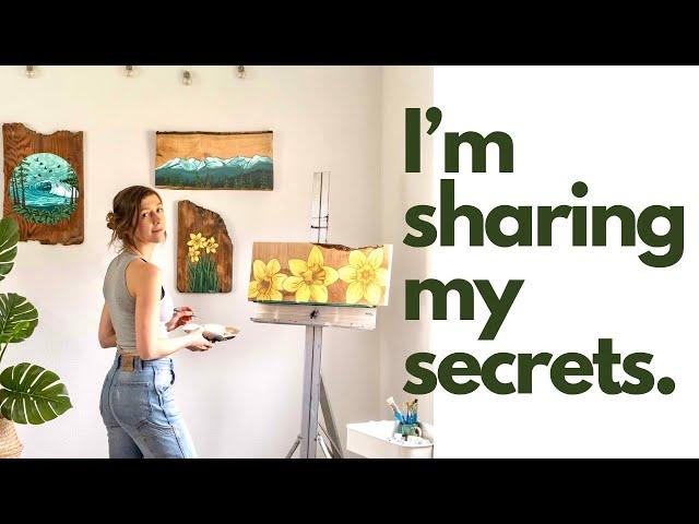 How to make MONEY off your ART (full-time artist for 5+ years!)