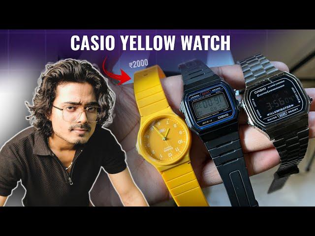 Casio Yellow Watch: Affordable Alternative to Titan Edge Squircle?