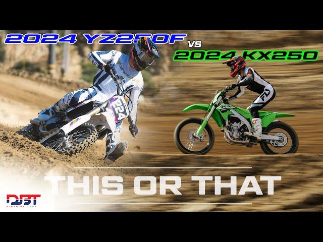 YZ250F vs KX250 - 2024 250F Motocross Comparison | Dirt Bike Test