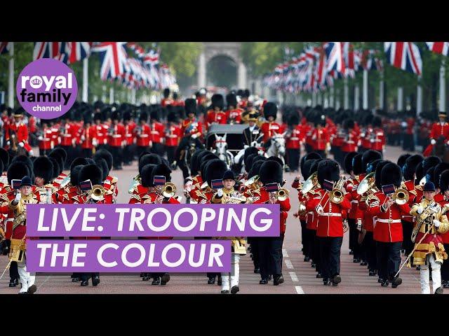 LIVE: Royal Family Attend Trooping the Colour 2024