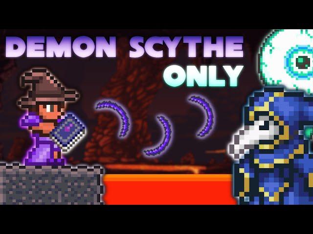 Can you finish Terraria while using the Demon Scythe only? - Terraria 1.4.4