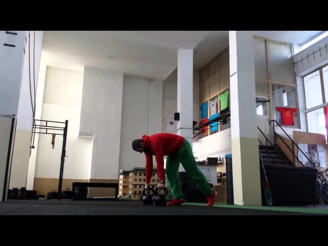 Handstand on Kettlebell