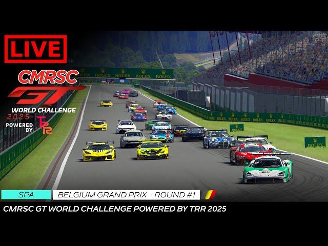 Live l Round 1 l Belgium Grand Prix l CMRSC GT World Challenge 2025