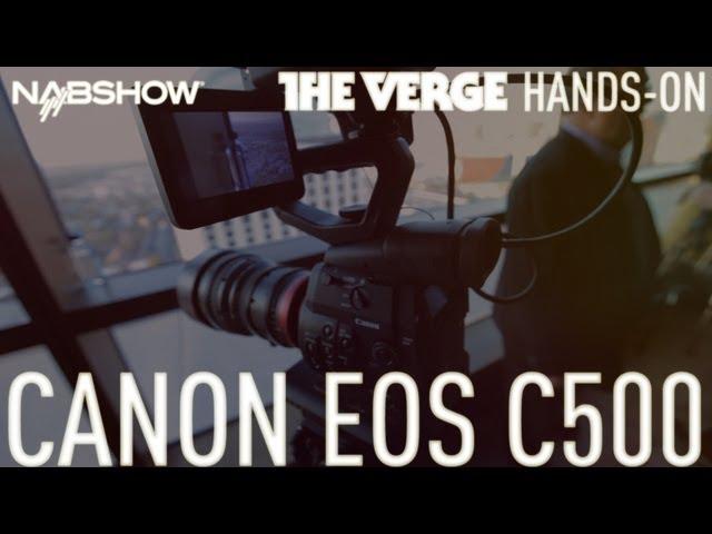 Canon EOS C500 hands-on