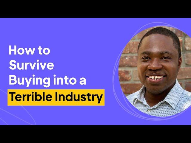How to Survive Buying into a Terrible Industry | Ayo Phillips Interview