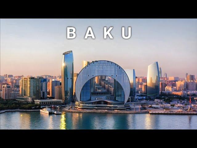 Baku Capital Of Azerbaijan  4k Ultra HD Video |