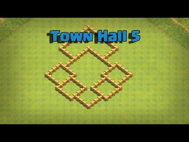 Clash of Clans Расстановка базы для ТХ 5 | Base for Town Hall 5