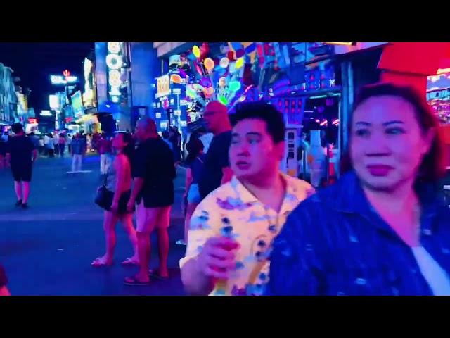 The Most Iconic Walking Street of Pattaya Bangkok Thailand Night Life Colours🪩