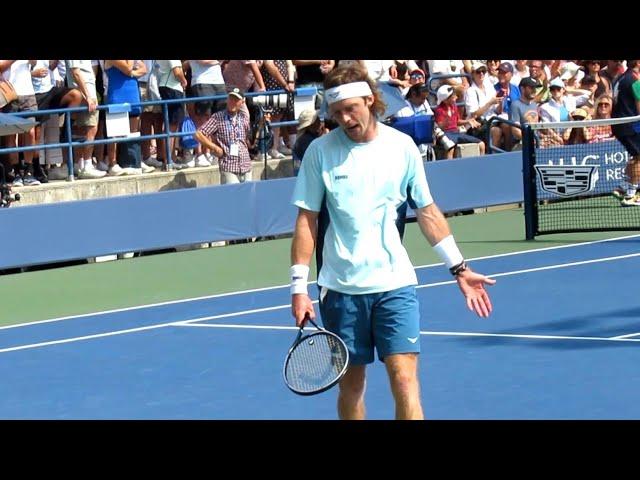 Andrey Rublev Angry Raging During Match