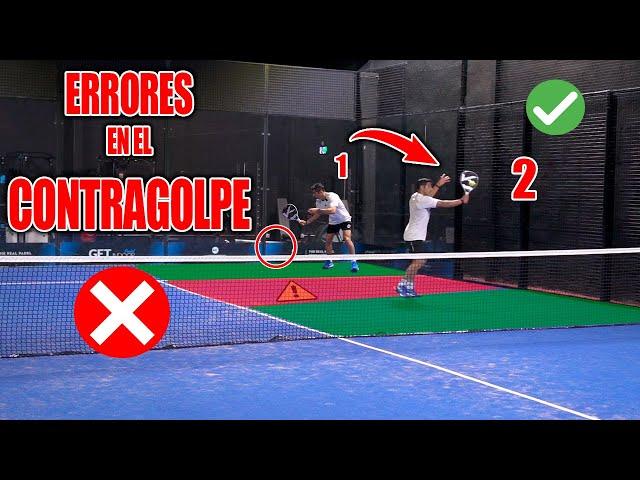 ERRORES en el CONTRAGOLPE: CONSEJOS TÉCNICOS Y TÁCTICOS | Mejora tu padel