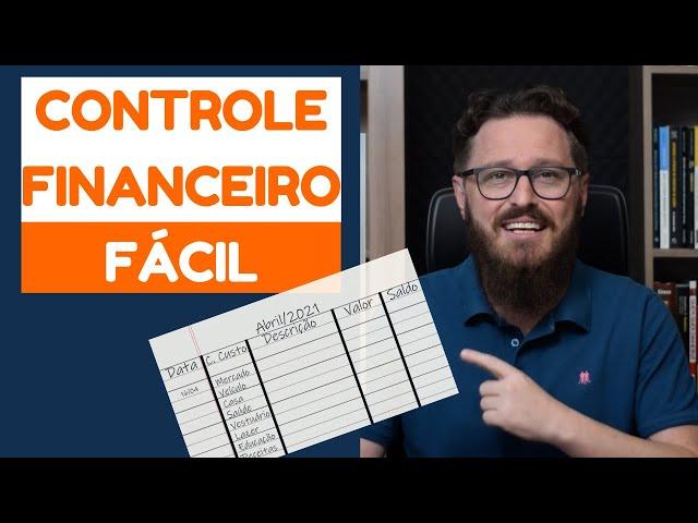 Como iniciar seu CONTROLE FINANCEIRO AGORA – Do Zero | Planilha no Caderno | Manual