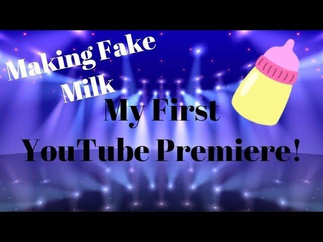 Making Fake Milk Bottles for Reborns - And FIRST PREMIERE VIDEO!