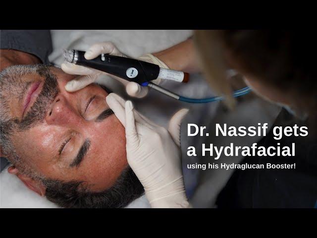 Dr. Paul Nassif Gets a Hydrafacial Using His Signature NassifMD® Hydraglucan™ Booster