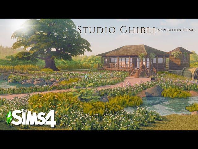 The Sims 4-Studio Ghibli Inspiration Howl"s House - Speed Build (NoCC)