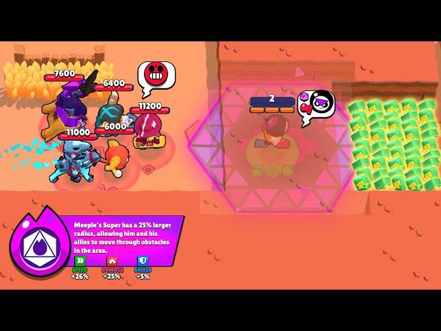 10,000 IQ MEEPLE'S HYPERCHARGE TROLLS NOOBS  Brawl Stars 2025 Funny Moments & Fails & Wins ep.1626