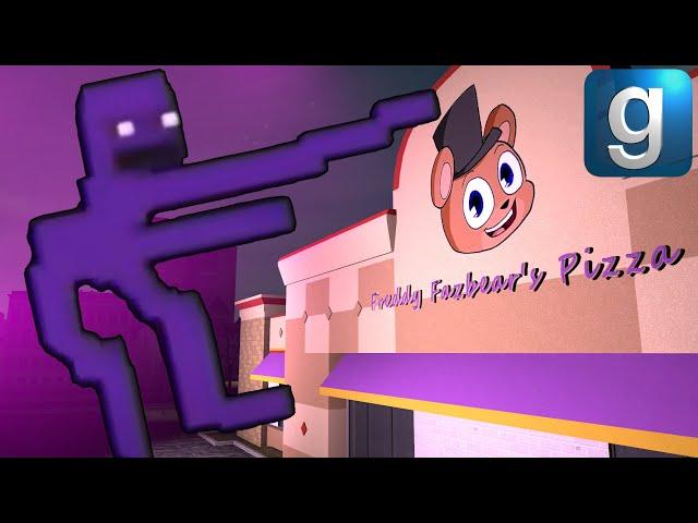 Gmod FNAF | Review | Brand New Purple Guy Nextbot! It's The Man Behind The Slaughter!