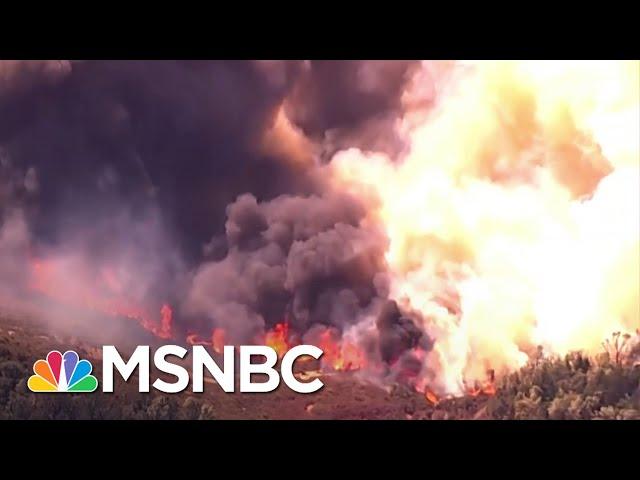 Wildfire in Napa County Causes Mandatory Evacuations At Nearby Hospital | MSNBC