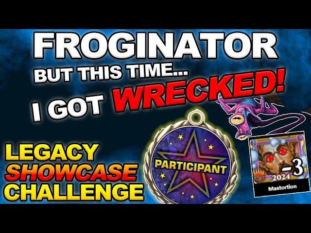 Bad Luck, Misplays, or Both? I Did NOT Crush the Legacy Showcase Challenge! | MTGO | Maxtortion