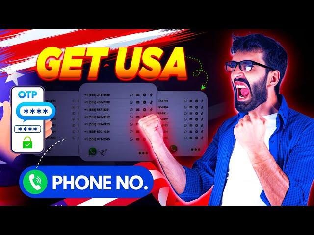 How to Get USA number for OTP verification| SMS Verification | Free 3-day trial