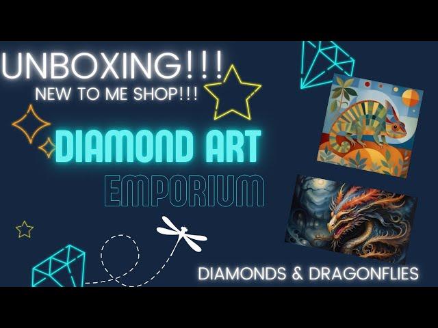 NEW TO ME SHOP!!!! UNBOXING DIAMOND ART EMPORIUM!!!